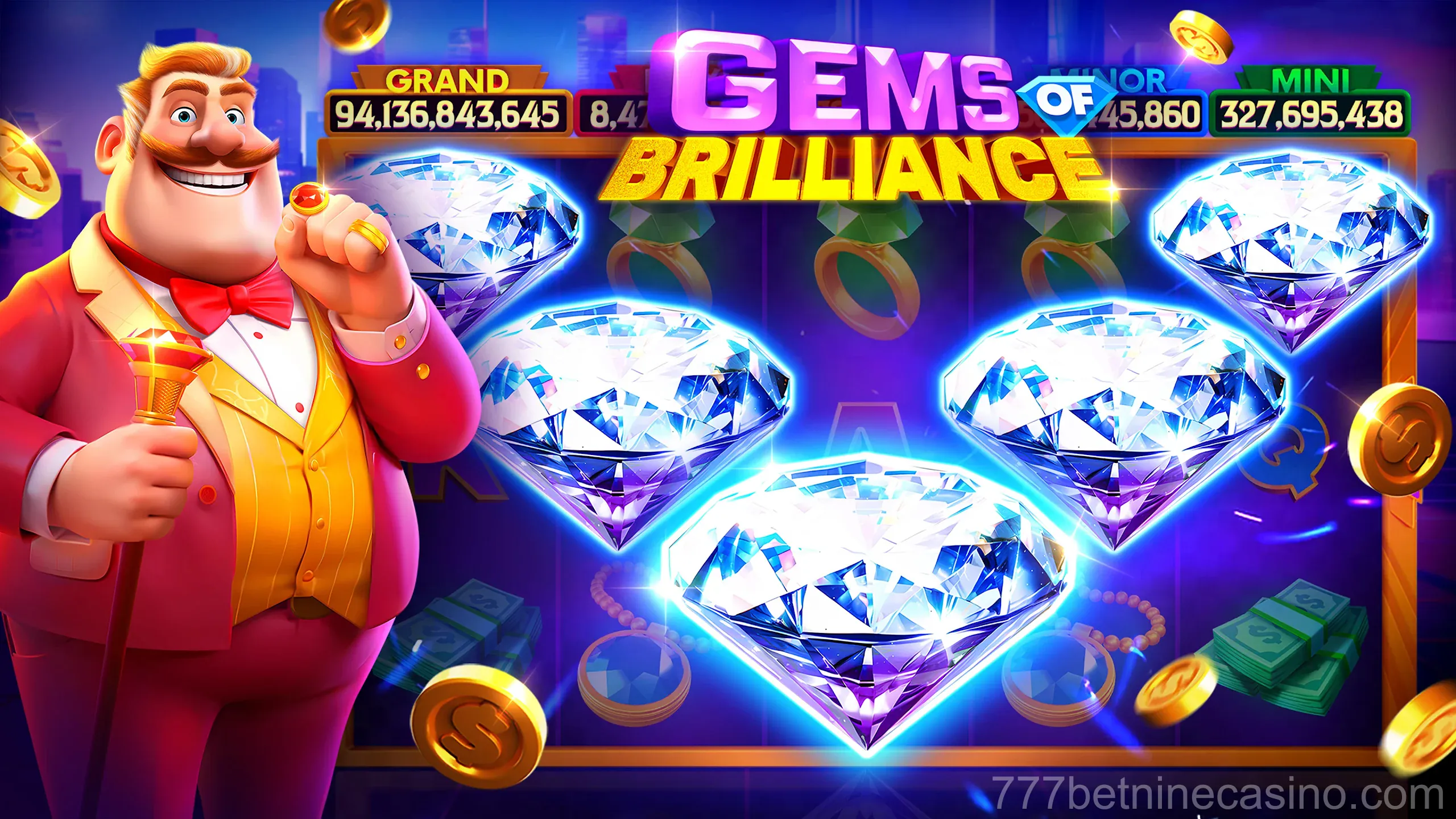 Tela inicial do 777bet casino